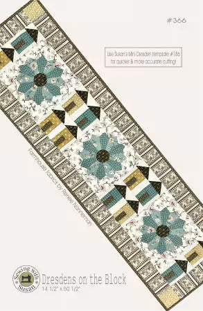Dresdens on the Block Table Runner Pattern