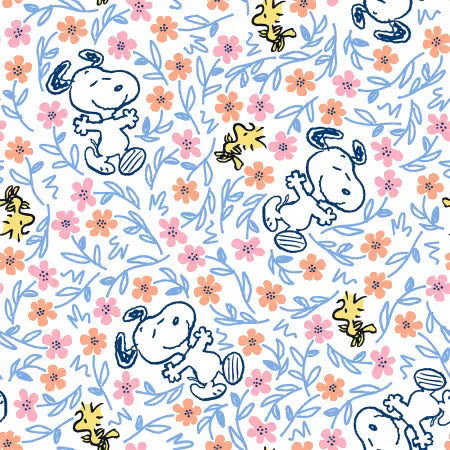 Snoopy Woodstock Flowers

From: Springs Creative Peanuts Collection In Licensed Products
8yds
100% Cotton
44/45in