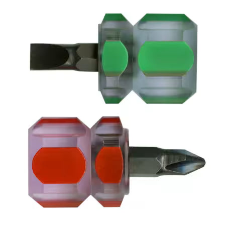 The Gypsy Quilter Sewing Machine Screwdriver Set
The compact size of these tools allows you to get into those hard to reach spaces on your sewing machine and other locations. The grooved handles make them easy to hold and use. Set includes one Philips and one Flat screwdriver.