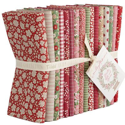 Tilda - Creating Memories - Winter Fat Quarter Bundle - 16 Pieces - 100% Cotton - 18" x 22" Each Piece