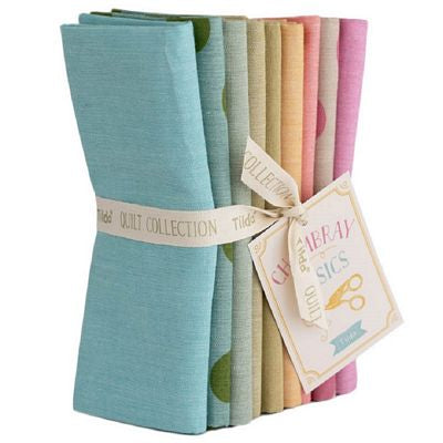 Tilda Creating Memories 9 Piece Spring Chambray Fat Quarter Bundle