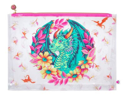 Tula Pink Dragon Ball She Large Project Bag – 13" x 17½"