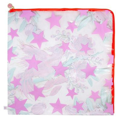 Tula Pink Hot Wings XL Block Project Bag Back View – 20" x 20"