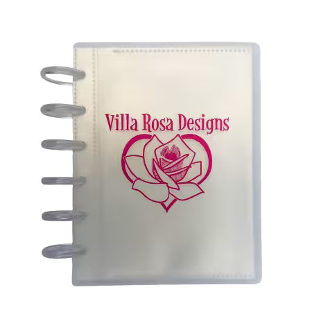 Discbound Storage Binder Teal With Villa Rosa Logo