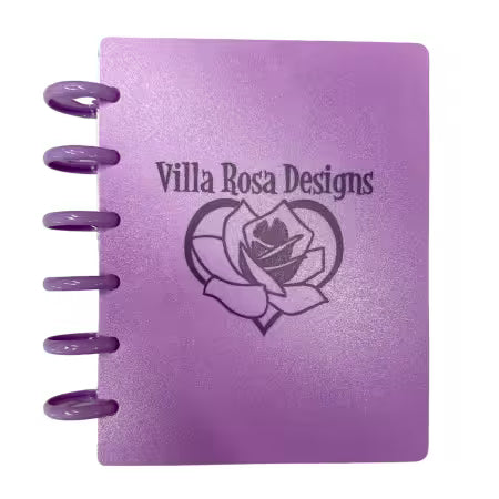 Discbound Storage Binder Teal With Villa Rosa Logo