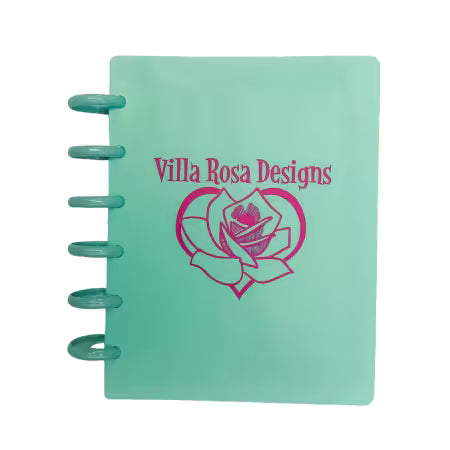 Discbound Storage Binder Teal With Villa Rosa Logo
From Villa Rosa Designs
Each page holds 1- 4" x 6" pattern
40 pages
Patterns are not included. 