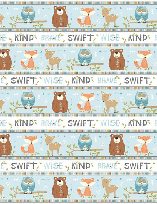 Winsome Critters Repeat Stripe Multi-
From Wilmington Prints-By Deane Beesley-100% Cotton-43/44"