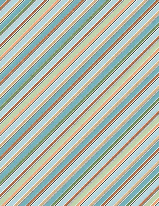 Winsome Critters Stripes Multi-From Wilmington Prints-By Deane Beesley-
100% Cotton-43/44"