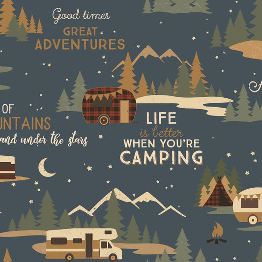 Living the Dream Flannel - Light Navy
From Clothworks
By Dan DiPaolo
100% Cotton Flannel
43.44"