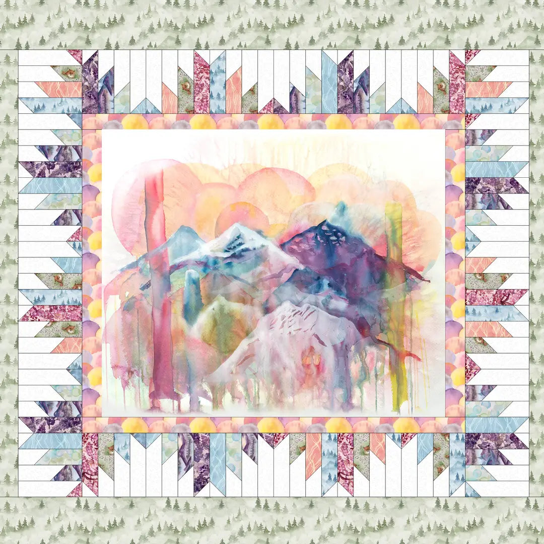 Day Break Quilt Kit
Pattern From Pamela Quilts
Fabric From Henry Glass
By Hollis Kitchen - Valley View Collection
Finished Quilt Size: 70" x 70"
Batting and Backing Not Included