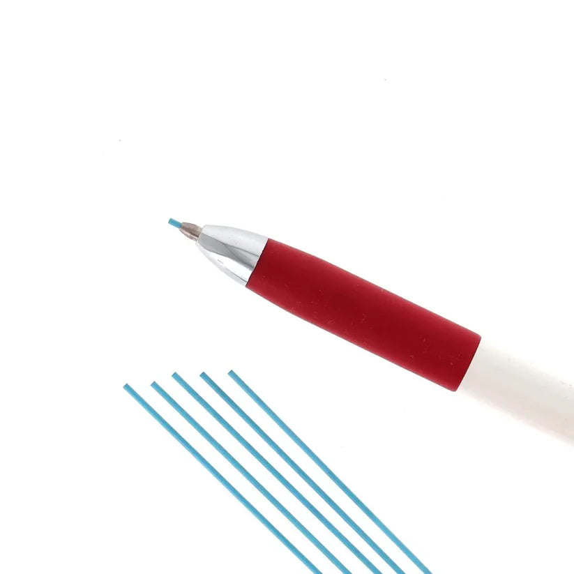 Bohin Mechanical Pencil Refill - Blue .9mm
Colour: Blue
Use: Fabric Marking Pencil Refill
Included: 6 Lead refills