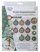 Crystal Art Hanging Mandala Deco Kit-Includes:
8 Decoration-Pre-sorted bags of crystals-Pick-up pen-Tray-Jelly wax-Instructions