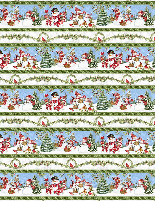 Frosty Frolic - Repeating Stripe
From Wilmington Fabric
By Susan Winget
100% Cotton
44/45"