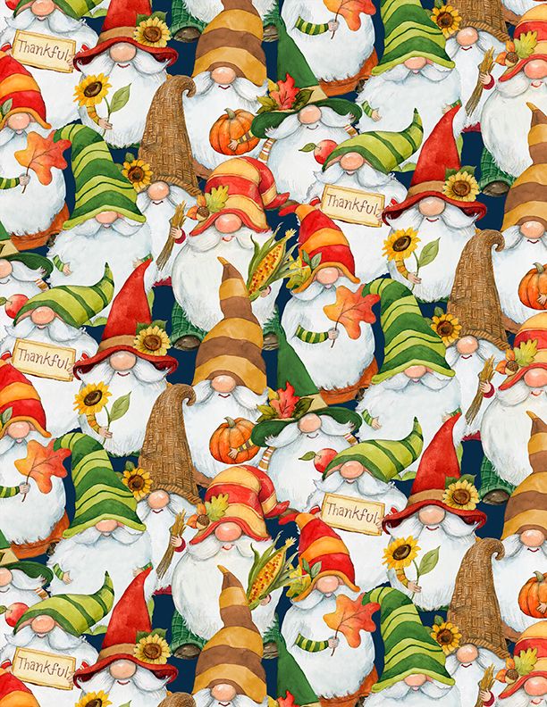 Gnome-kin Patch -Packed Gnomes Multi
From Wilmington Fabric
By Susan Winget
100% Cotton
44/45"