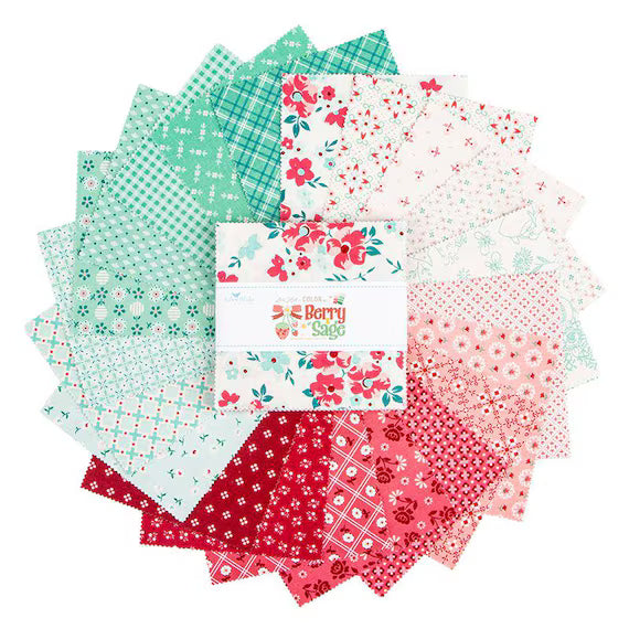 Berry & Sage 5 Inch Stacker 42 Pieces
By Riely Blake
From Lori Holt
100% Cotton