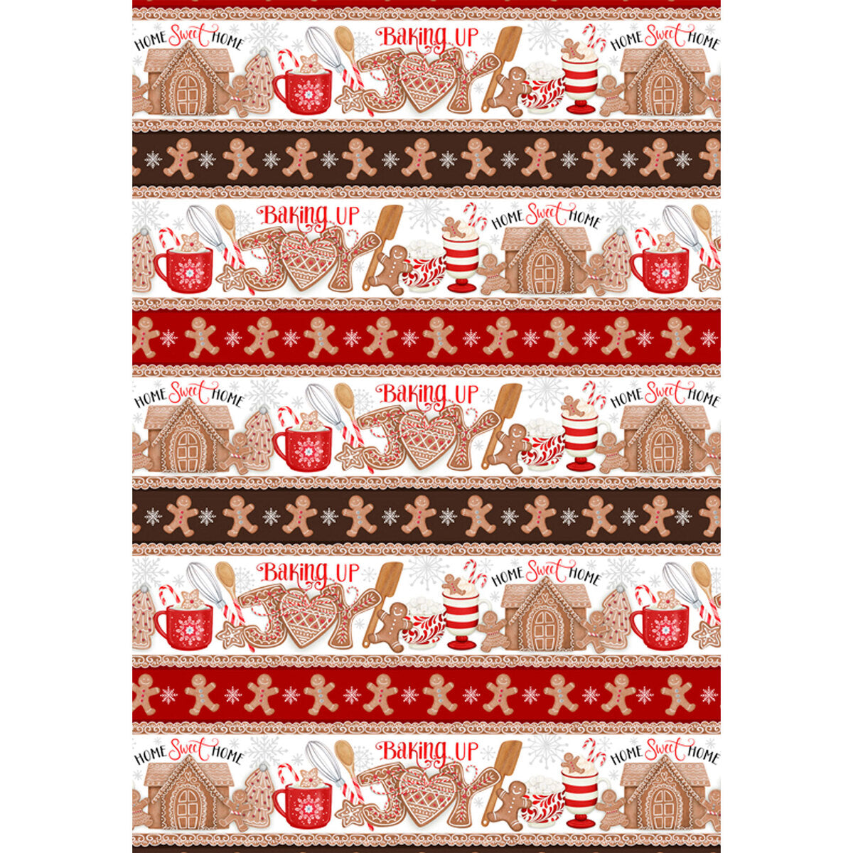 Baking Up Joy- Repeat Border
From Wilmington Fabric
By Danielle Leone
100 % Cotton
44/45"