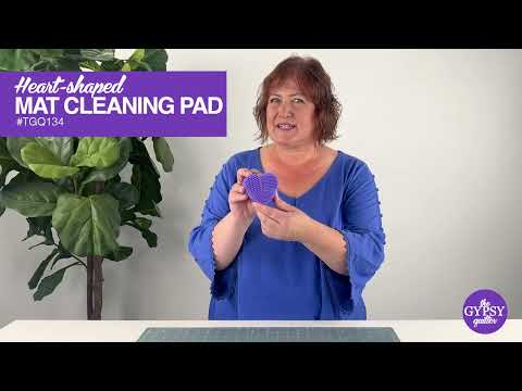 The Gypsy Quilter Heart Shaped Mat Cleaning Tutorial 