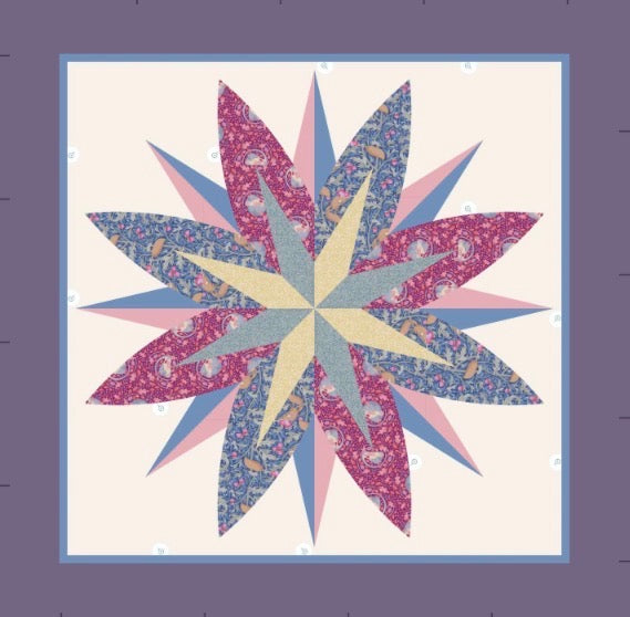Lotus Flower Pattern - Quiltworx