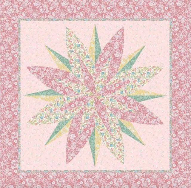 Lotus Flower Pattern - Quiltworx