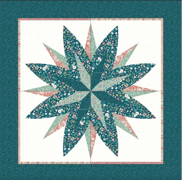 Lotus Flower Pattern - Quiltworx