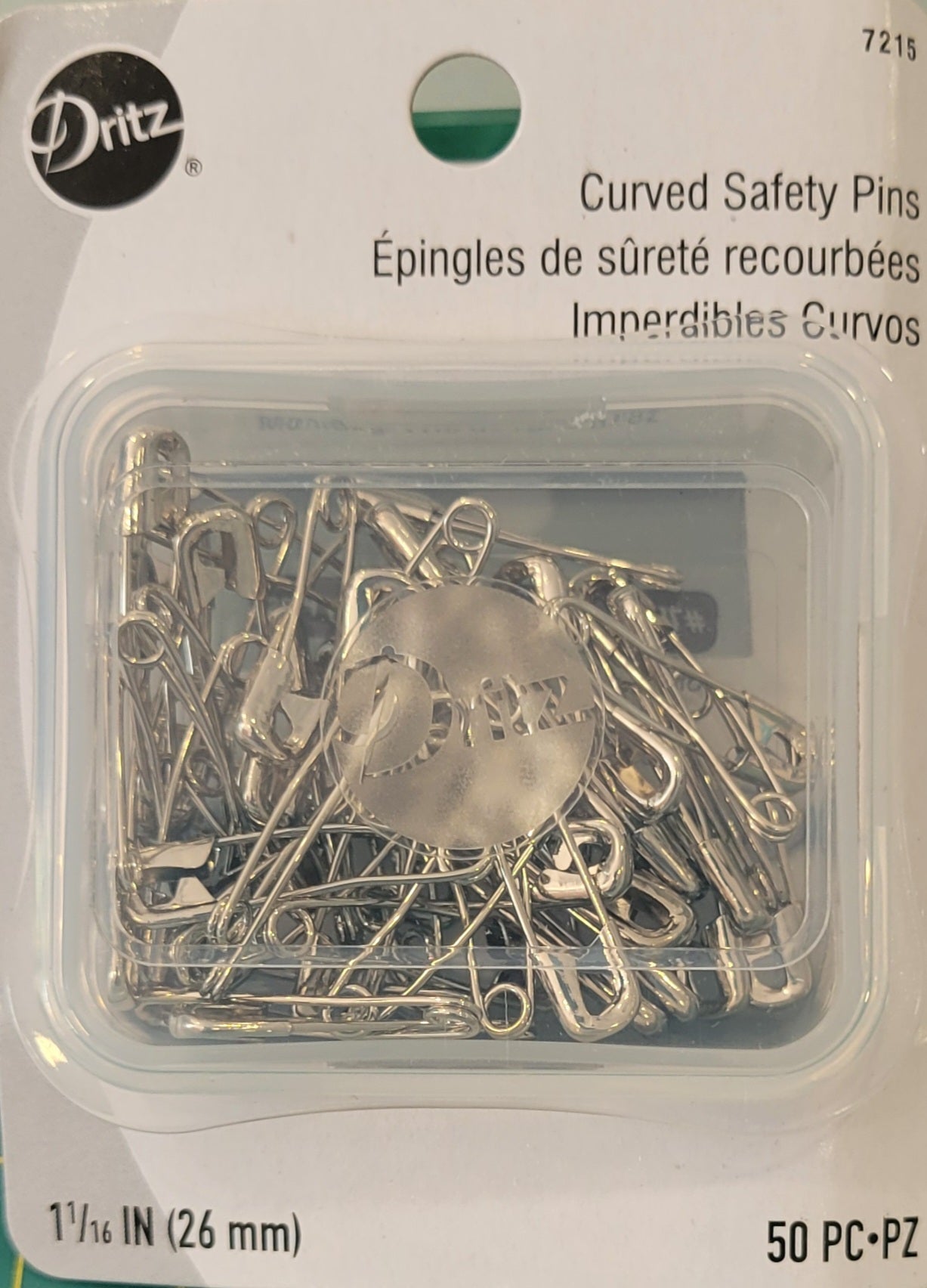 Curved Safety Pins