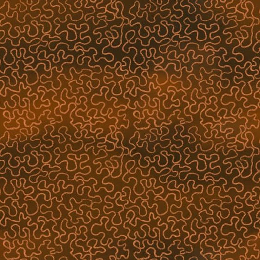 Steampunk Express  Brocade Texture Brown