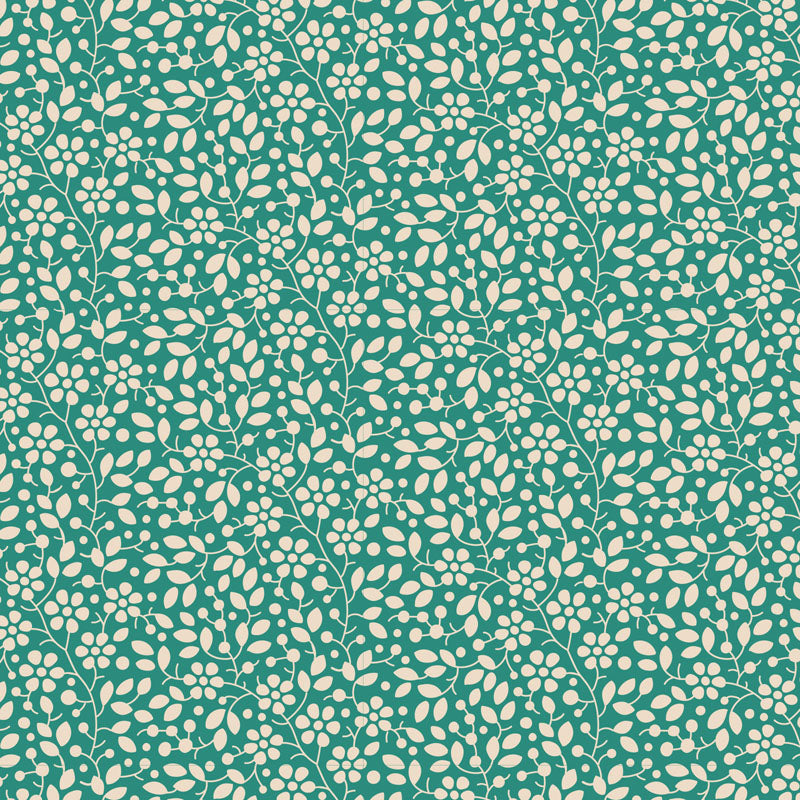 Cloud Pie - Teal Green - Blender  Pie in the Sky Collection   From Tilda  44/45"