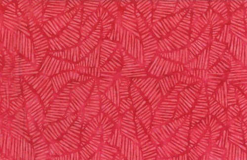 Red Spring Dawn Batik  Made of Cotton  Batik by Mirah  44/45"