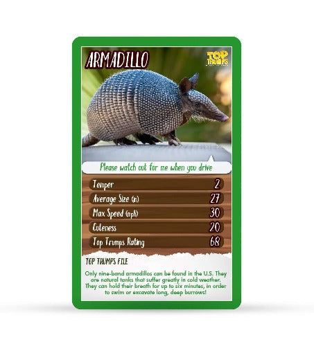 North American Wildlife Top Trumps Card Game