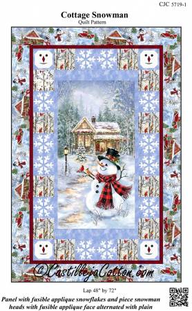 Cottage Snowman - Castille ja Cotton