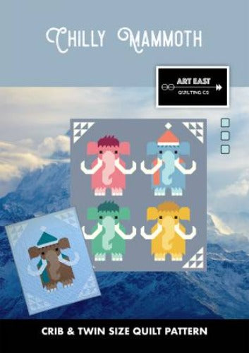 The Chilly Mammoth Quilt Pattern  From Art East Quilting Co.