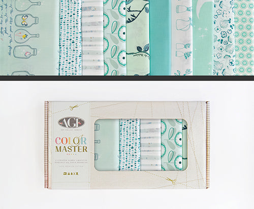 Art Gallery Fabrics - Color Master Fat Quarter Box  - 12 Different Colour Collection Boxes