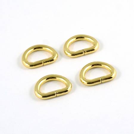 D-rings for 1/2" Straps Gold