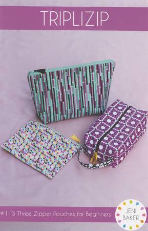 Triplizip Zipper Pouch Pattern