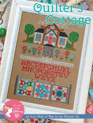 Quilter's Cottage Cross Stitch Pattern - Lori Holt