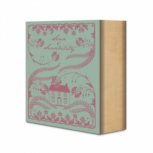 Jane Austin Barton Cottage Quilt Kit comes in a keepsake box that resembles a Sense & Sensibility book.  Box size is approximately 10 1/2" x 8 3/4" x 3" From Riley Blake Designs
