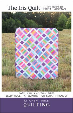 The Iris Quilt Pattern -  Kitchen Table Quilting