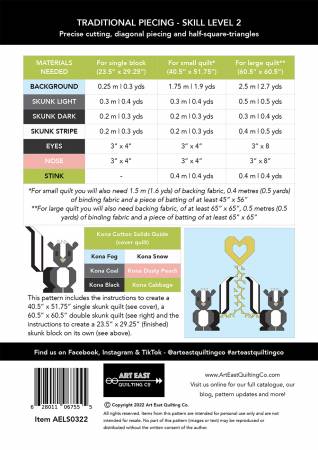 Love Stinks Quilting Pattern - Art East Quilting Co.