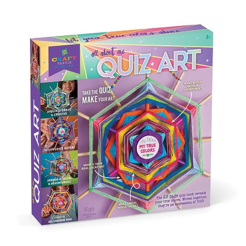 All About Me Quiz Art Craft Kit 8+ By Ann Williams for Craft Tastic