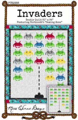 Invaders Quilt Pattern  From Miss Winnie Designs   By Hanna Bourque