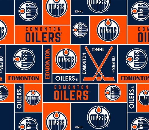 NHL Edmonton Oilers Licensed Fleece - Anti-Pill
From Benartex
100% Polyester
58/60"