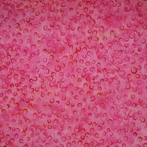 Orchard Pink Caravan Batik  Batik By Mirah  100% Cotton  44/45"