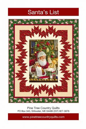 Santa's List Quilt Pattern - Pine Tree Country Quilts