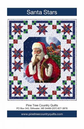 Santa Stars Quilt Pattern - Pine Tree Country Quilts