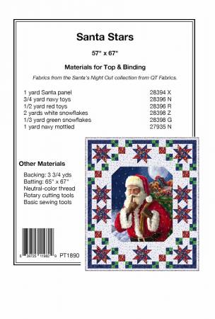 Santa Stars Quilt Pattern - Pine Tree Country Quilts