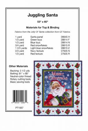 Juggling Santa Quilt Pattern - Pine Tree Country Quilts