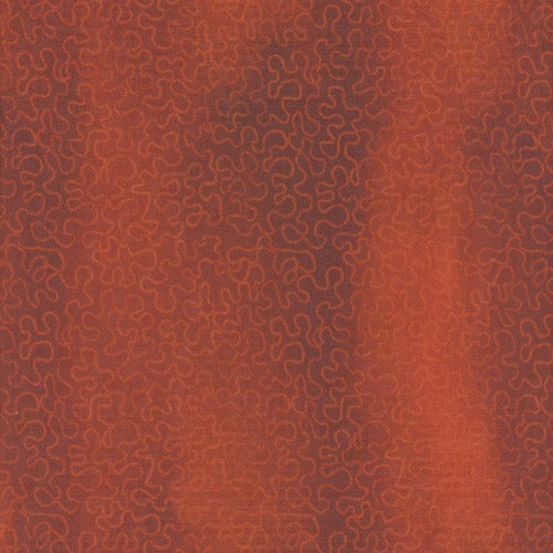 Steampunk Express Brocade Texture Rust  From QT Fabrics  By Desiree's Designs  Steampunk Express Collection  100% Cotton  44/45"