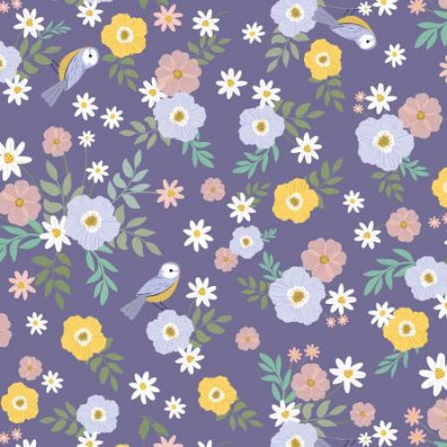 Orient Bird Floral  From Dear Stella Ready Thready Sew by Dear Stella Collection 100% Cotton 44/45"