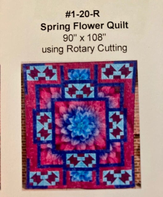 Spring Flower Quilt Pattern - Quilts From the Country @ Quilt & Sew