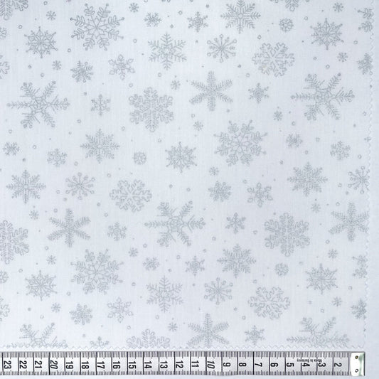 Tis the Season - White/Silver Snowflakes
